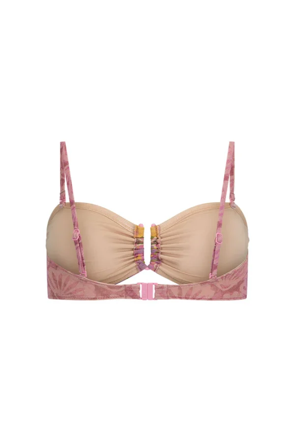 Floral Print Strapless High-Waisted Bikini - Image 6