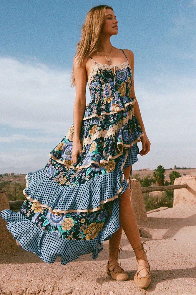 Spell-FullBloomRuffleSoireeDress-Periwinkle01a