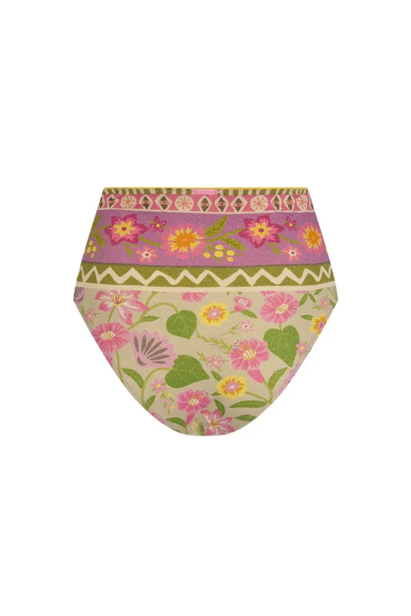 Floral Print Strapless High-Waisted Bikini - Image 8
