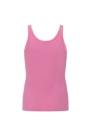 Zibiya Women's Ribbed Scoop Neck Tank Top
