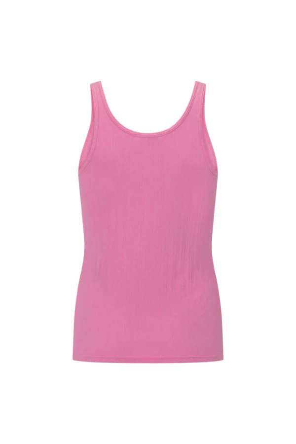 Zibiya Women's Ribbed Scoop Neck Tank Top - Image 3