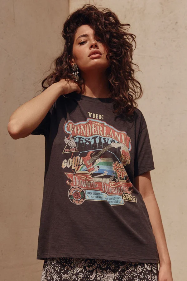 Zibiya Women's "The Wonderland Festival" Graphic Tee - Image 5